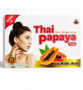 Thai Papaya Skin Brightening Soap + Kojic Acid